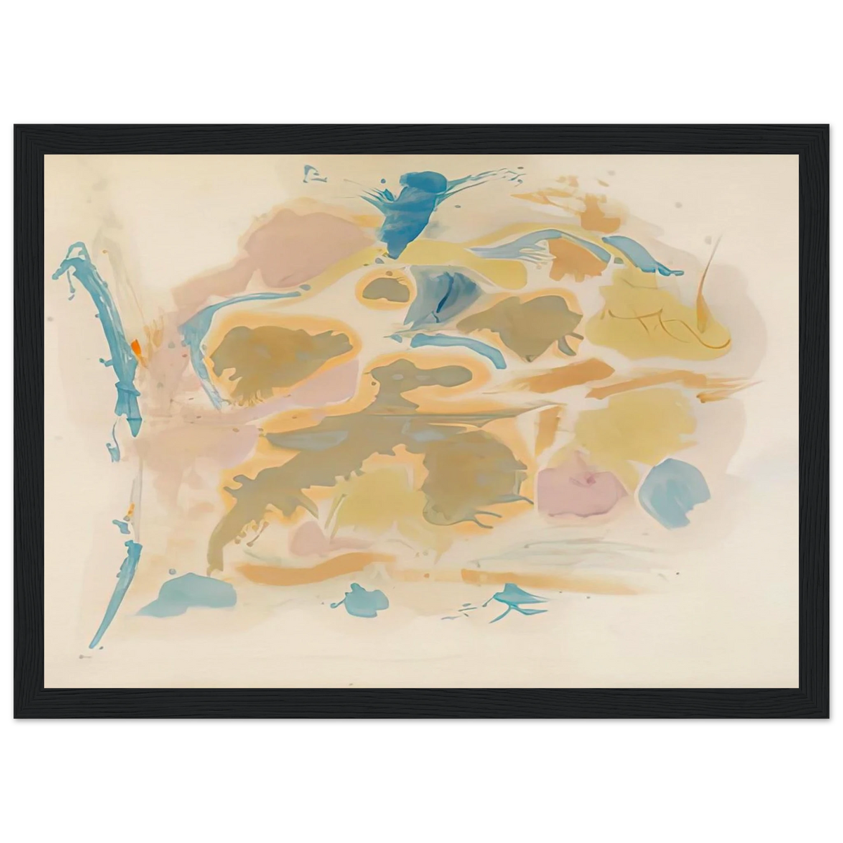 Shatter, 1953- Framed Poster | Helen Frankenthaler Framed Prints Wall Art | Frankenthaler Helen