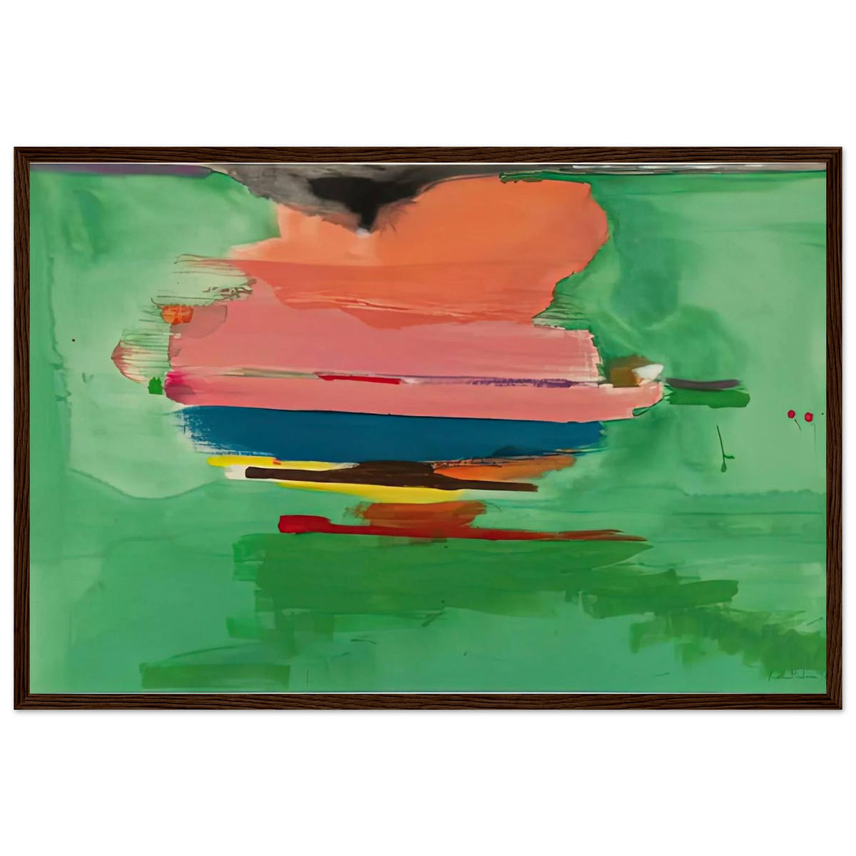 Untitled, 1973- Framed Poster | Helen Frankenthaler Framed Prints Wall Art | Frankenthaler Helen