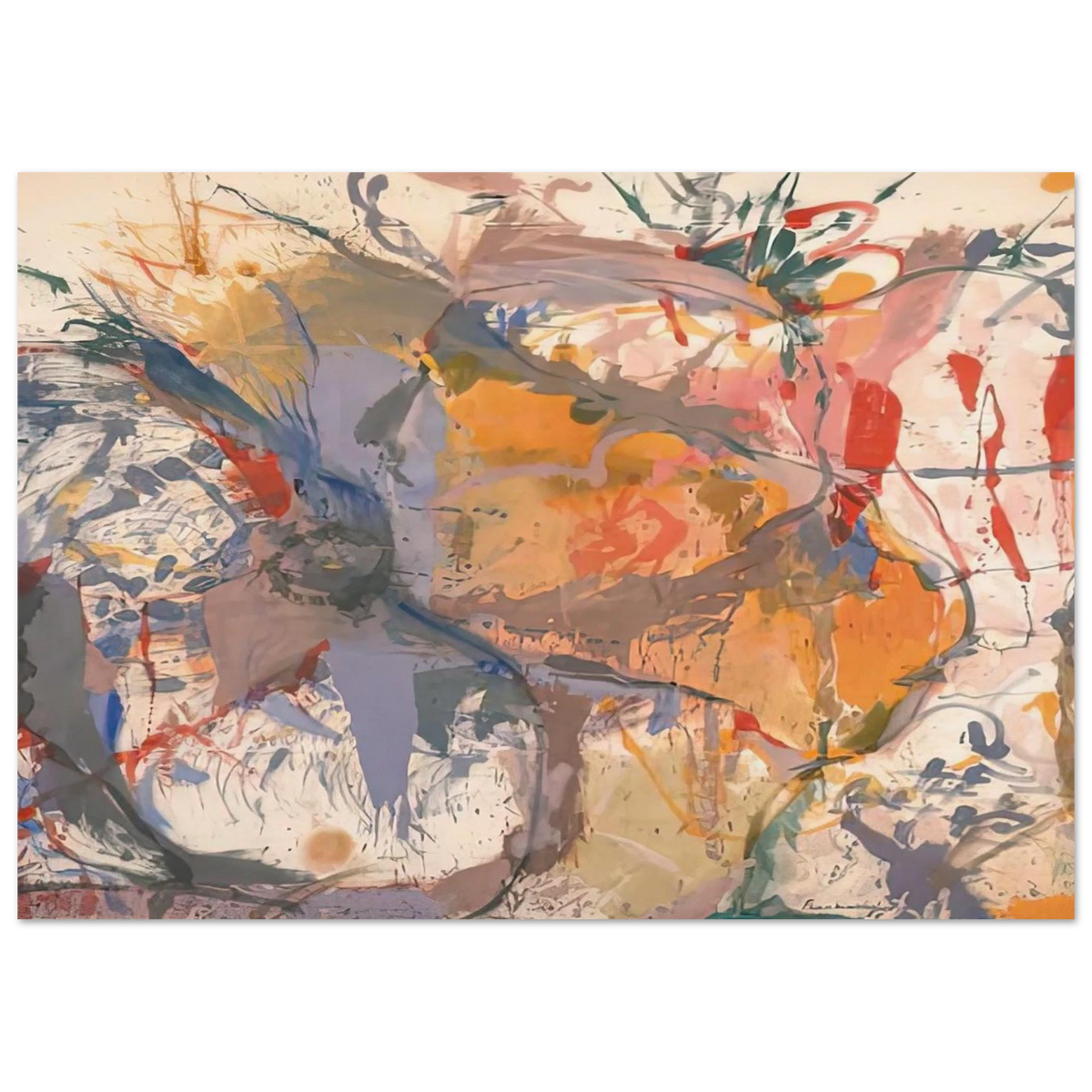 Before the Caves, 1958- Poster | Helen Frankenthaler Poster | Frankenthaler Helen