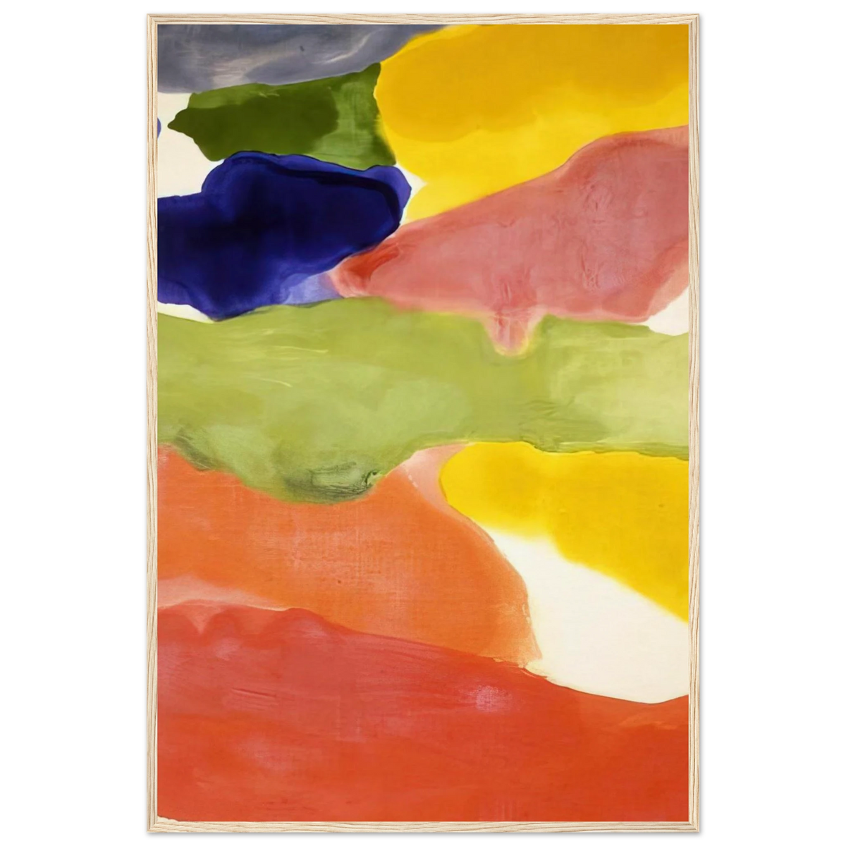 Tutti-Fruitti - 1966 Framed Poster | Helen Frankenthaler Framed Prints Wall Art | Frankenthaler Helen