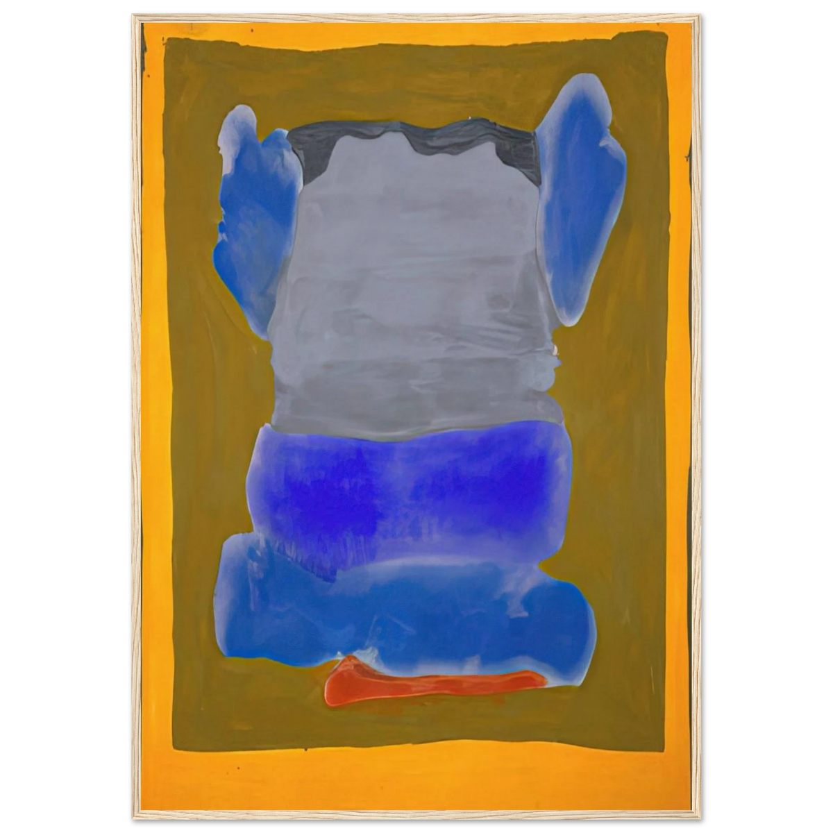 Buddha s Court - 1964 Framed Poster | Helen Frankenthaler Framed Prints Wall Art | Frankenthaler Helen