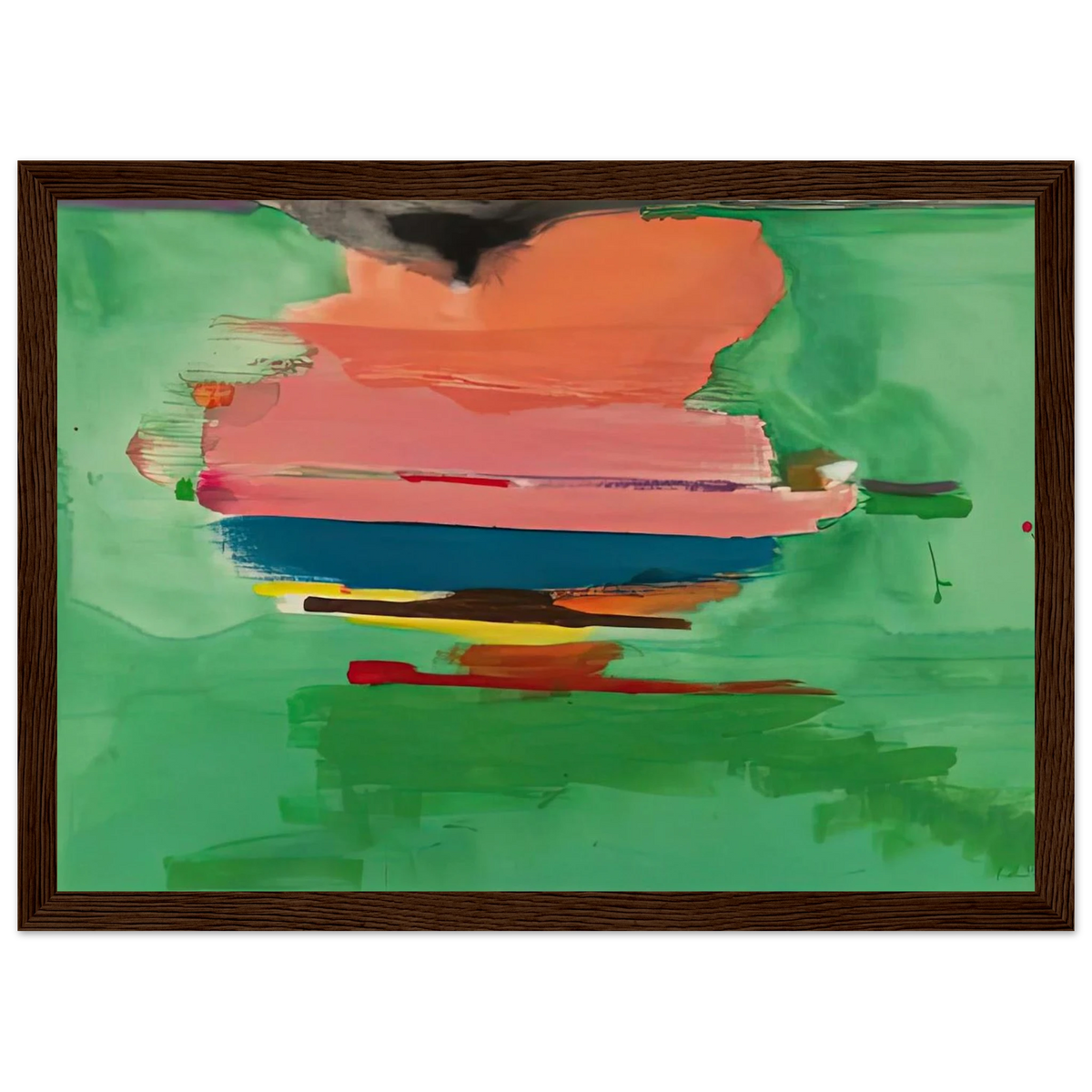 Untitled, 1973- Framed Poster | Helen Frankenthaler Framed Prints Wall Art | Frankenthaler Helen