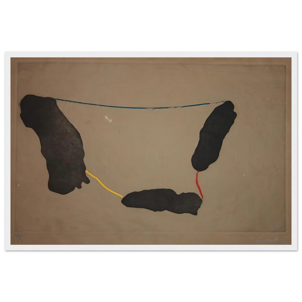 Connected By Joy - 1973 Framed Poster | Helen Frankenthaler Framed Prints Wall Art | Frankenthaler Helen