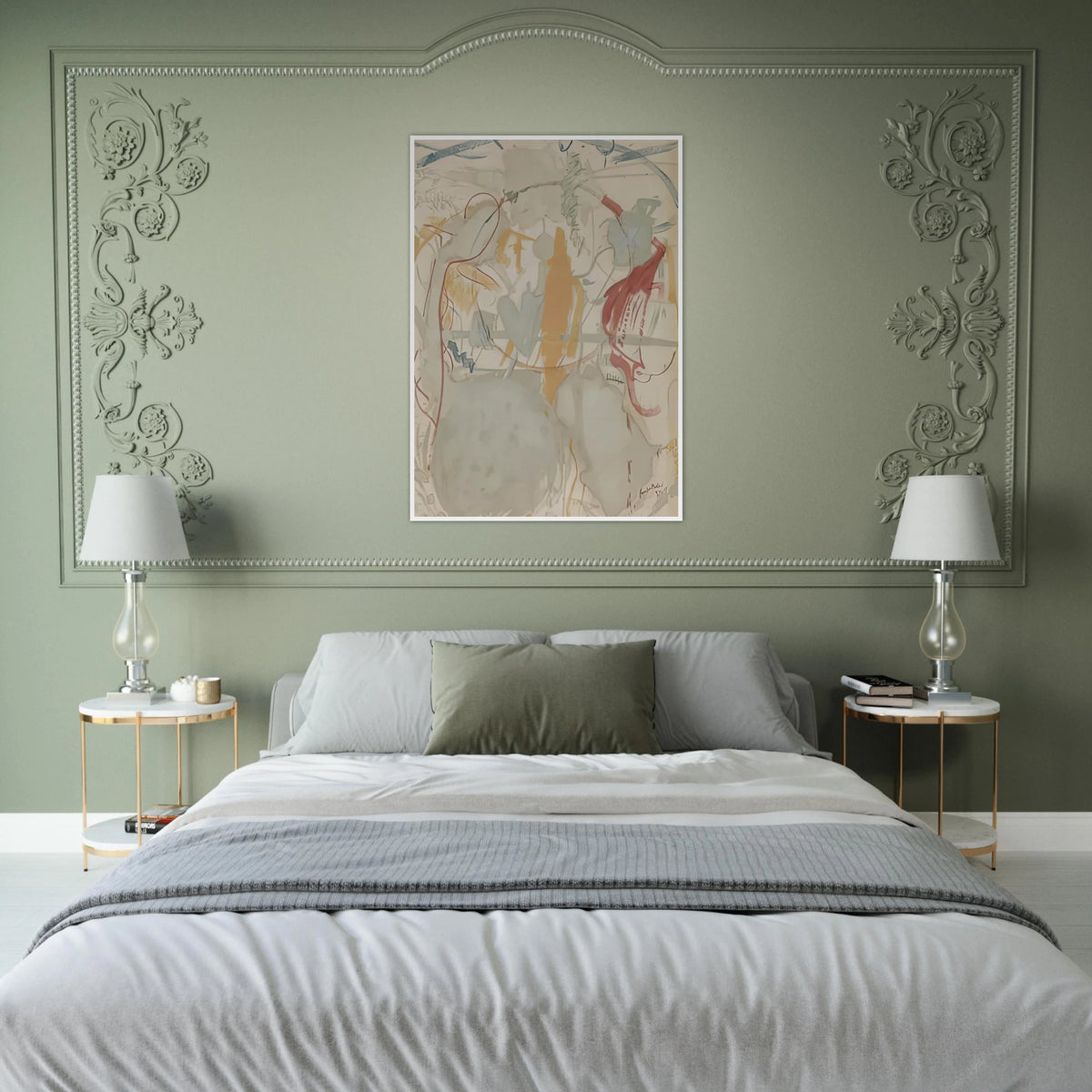 Seven Types of Ambiguity, 1957- Framed Poster | Helen Frankenthaler Framed Prints Wall Art | Frankenthaler Helen