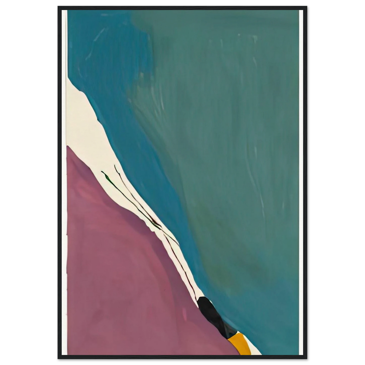 Red Travels, 1971- Framed Poster | Helen Frankenthaler Framed Prints Wall Art | Frankenthaler Helen