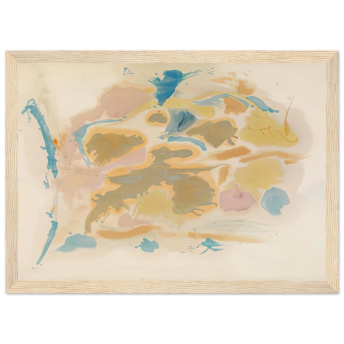 Shatter, 1953- Framed Poster | Helen Frankenthaler Framed Prints Wall Art | Frankenthaler Helen