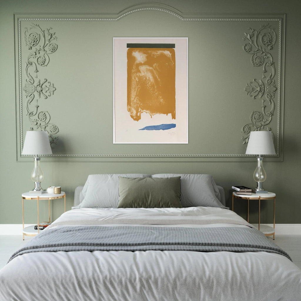 Persian Garden - 1966 Framed Poster | Helen Frankenthaler Framed Prints Wall Art | Frankenthaler Helen