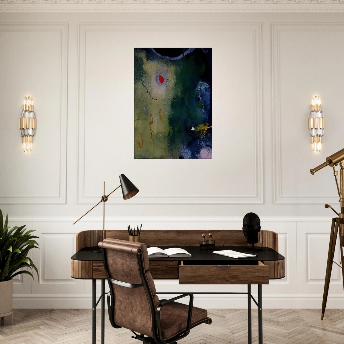 The Other Side of the Moon - 1995 Canvas | Helen Frankenthaler Canvas | Frankenthaler Helen