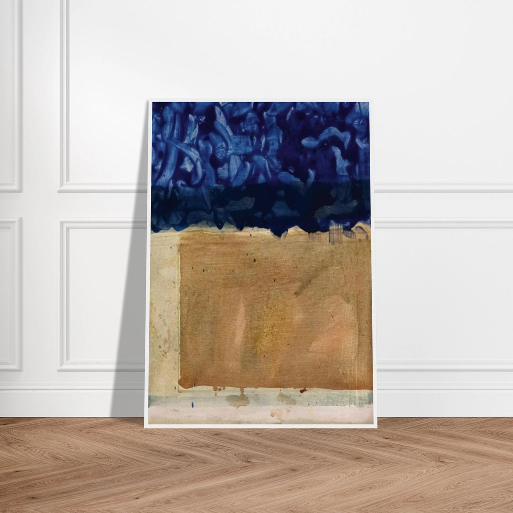 Shoreline - 1952 Framed Poster | Helen Frankenthaler Framed Prints Wall Art | Frankenthaler Helen