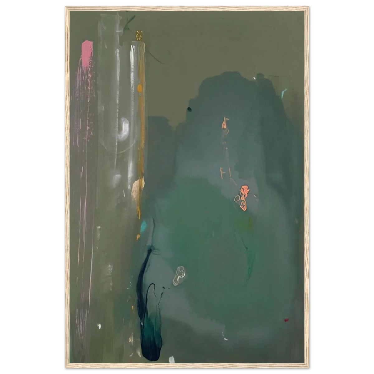 Côte d Argent - 1980 Framed Poster | Helen Frankenthaler Framed Prints Wall Art | Frankenthaler Helen