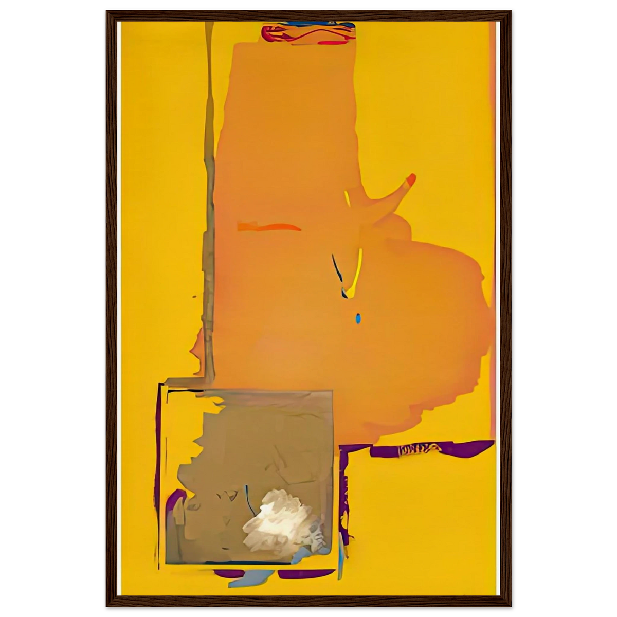 Mardi Gras, 1987- Framed Poster | Helen Frankenthaler Framed Prints Wall Art | Frankenthaler Helen