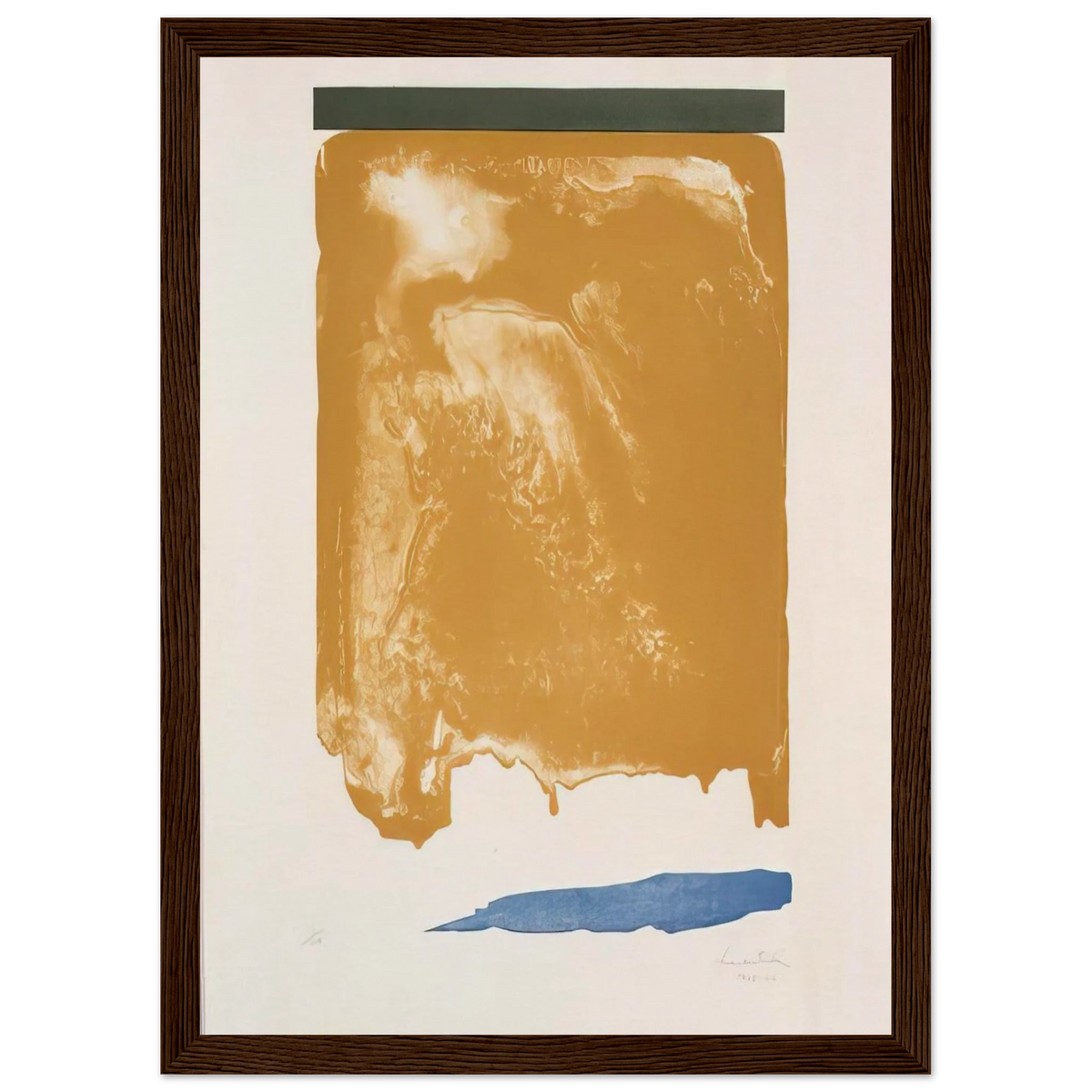 Persian Garden - 1966 Framed Poster | Helen Frankenthaler Framed Prints Wall Art | Frankenthaler Helen