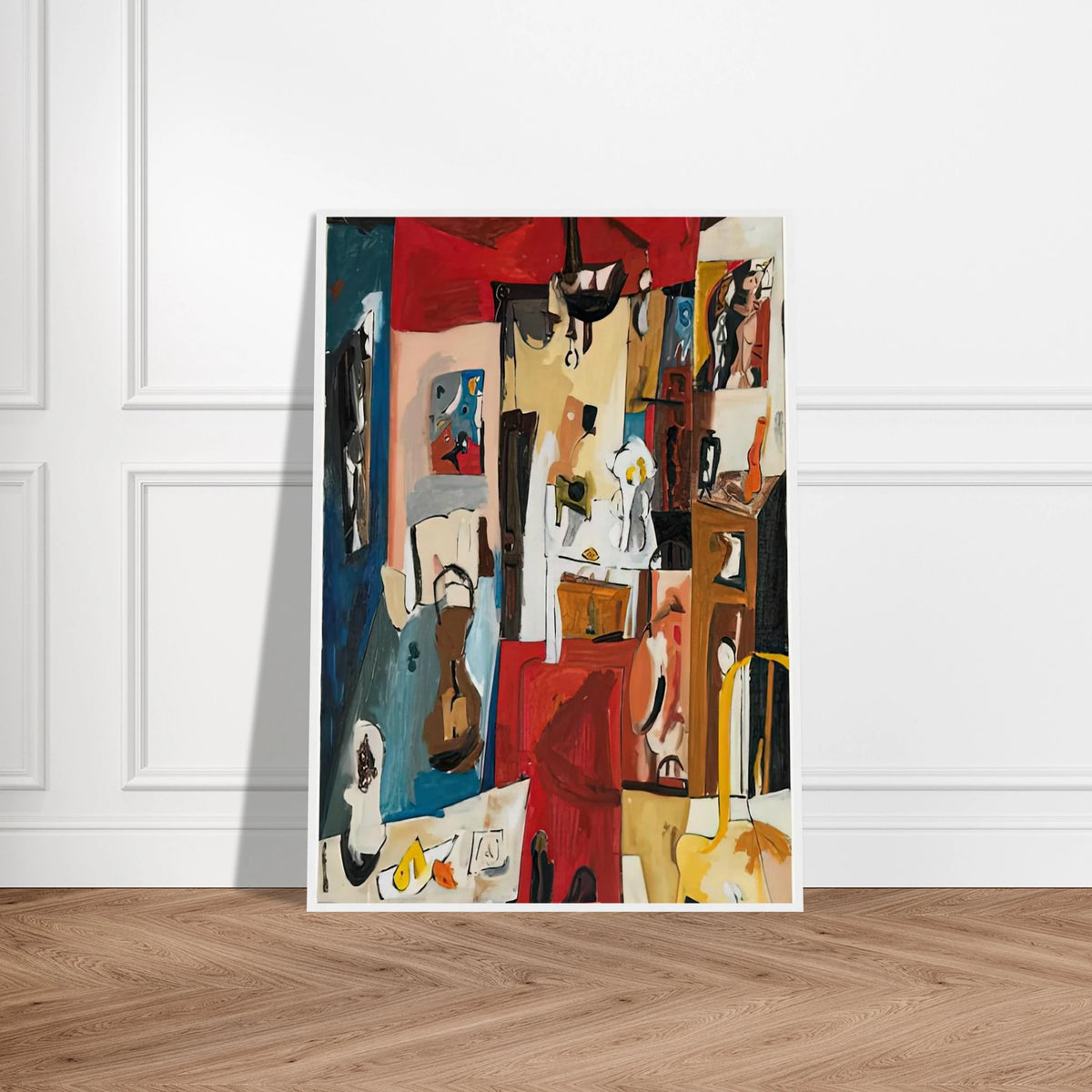 21st Street Studio, 1950- Framed Poster | Helen Frankenthaler Framed Prints Wall Art | Frankenthaler Helen