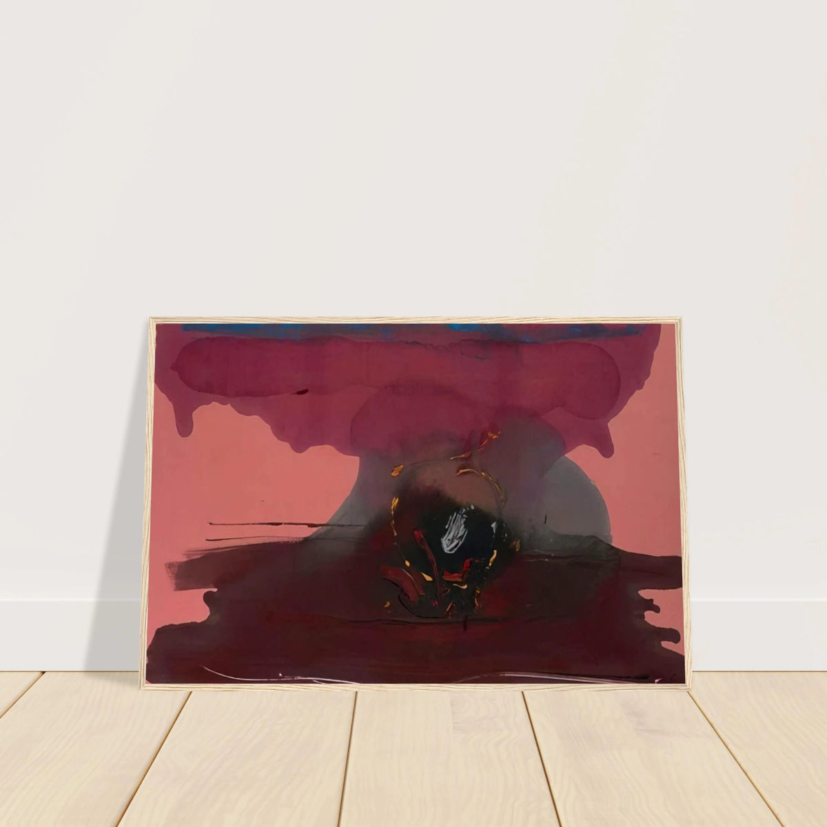 Harbinger - 1986 Framed Poster | Helen Frankenthaler Framed Prints Wall Art | Frankenthaler Helen