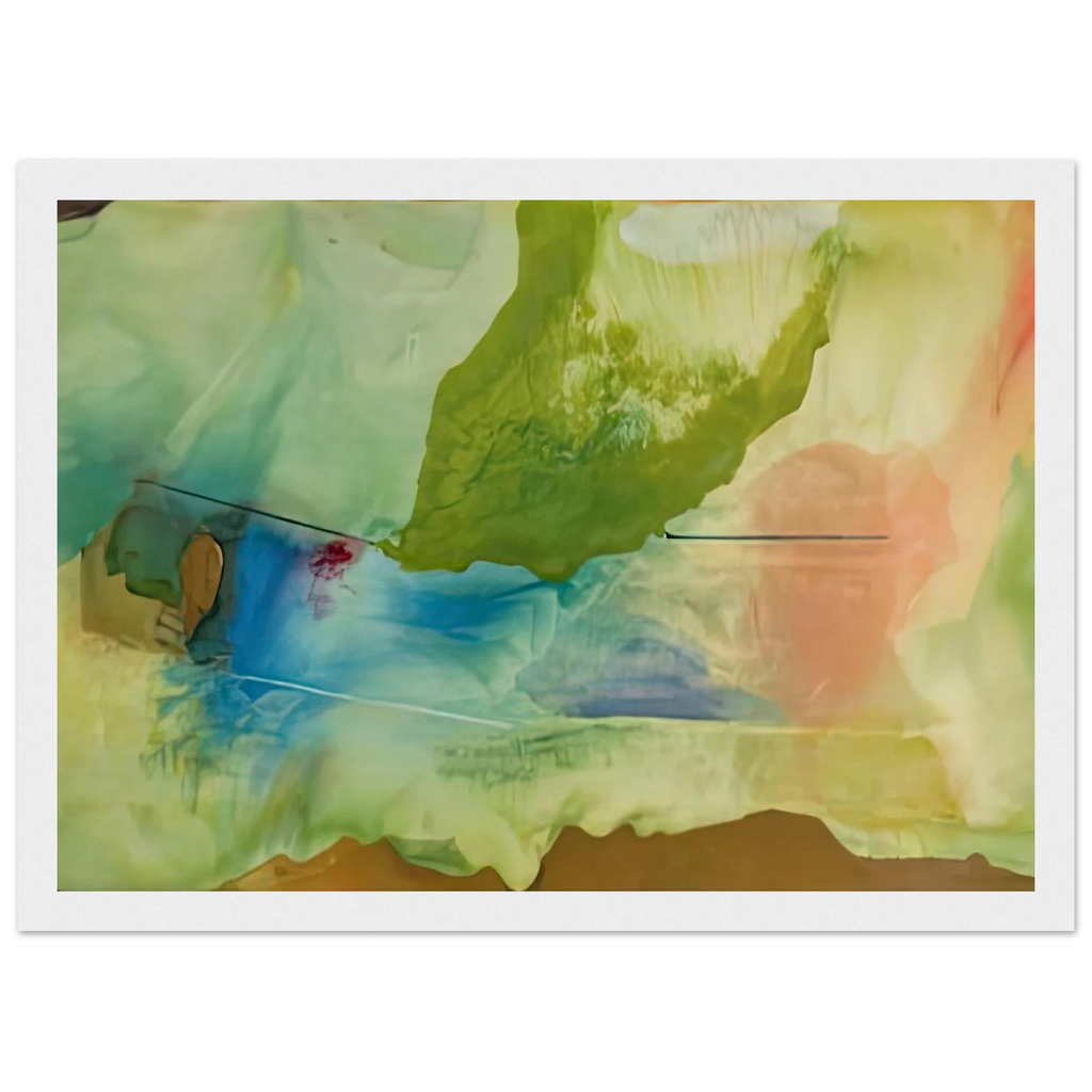 Hint from Bassano, 1973- Framed Poster | Helen Frankenthaler Framed Prints Wall Art | Frankenthaler Helen