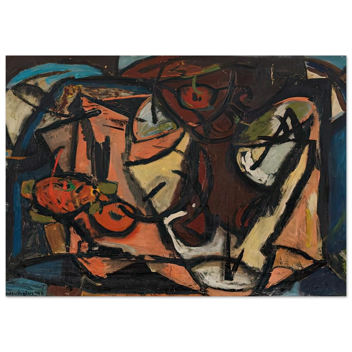 Still Life, 1948- Poster | Helen Frankenthaler Poster | Frankenthaler Helen