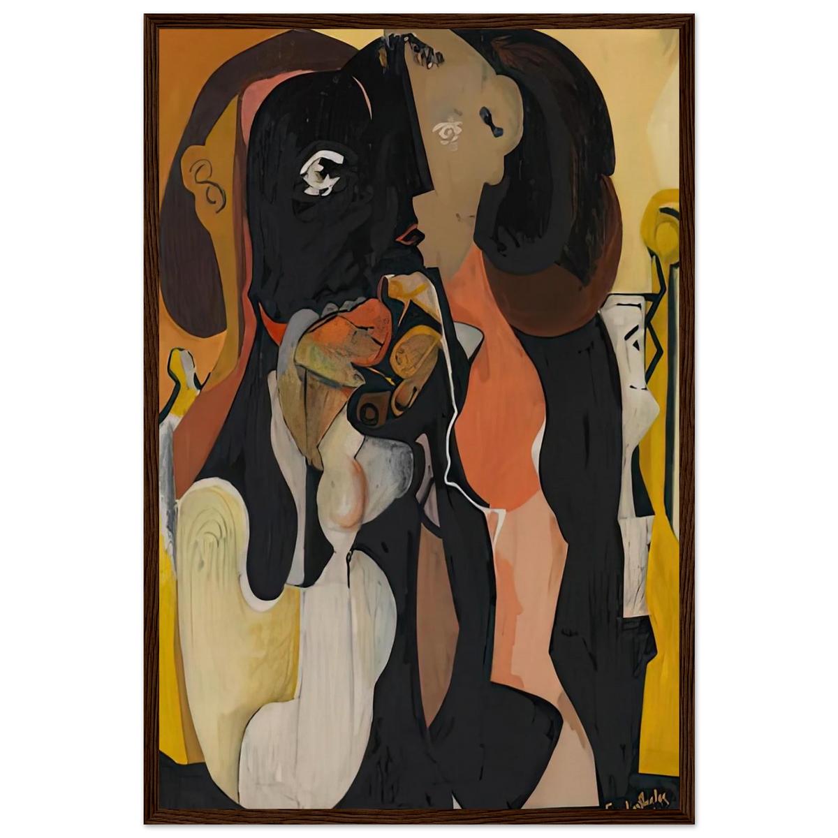 Woman, 1950- Framed Poster | Helen Frankenthaler Framed Prints Wall Art | Frankenthaler Helen