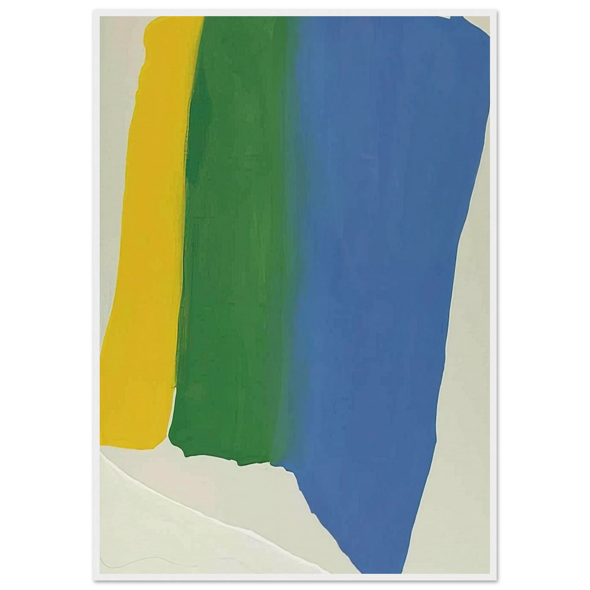Summer Insignia - 1969 Framed Poster | Helen Frankenthaler Framed Prints Wall Art | Frankenthaler Helen