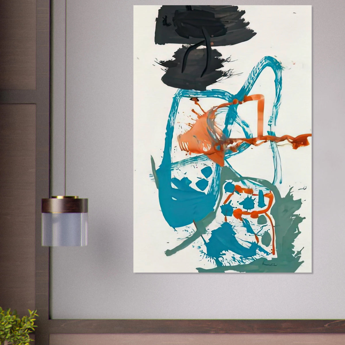 Winter Figure with Black Overhead, 1959- Poster | Helen Frankenthaler Poster | Frankenthaler Helen