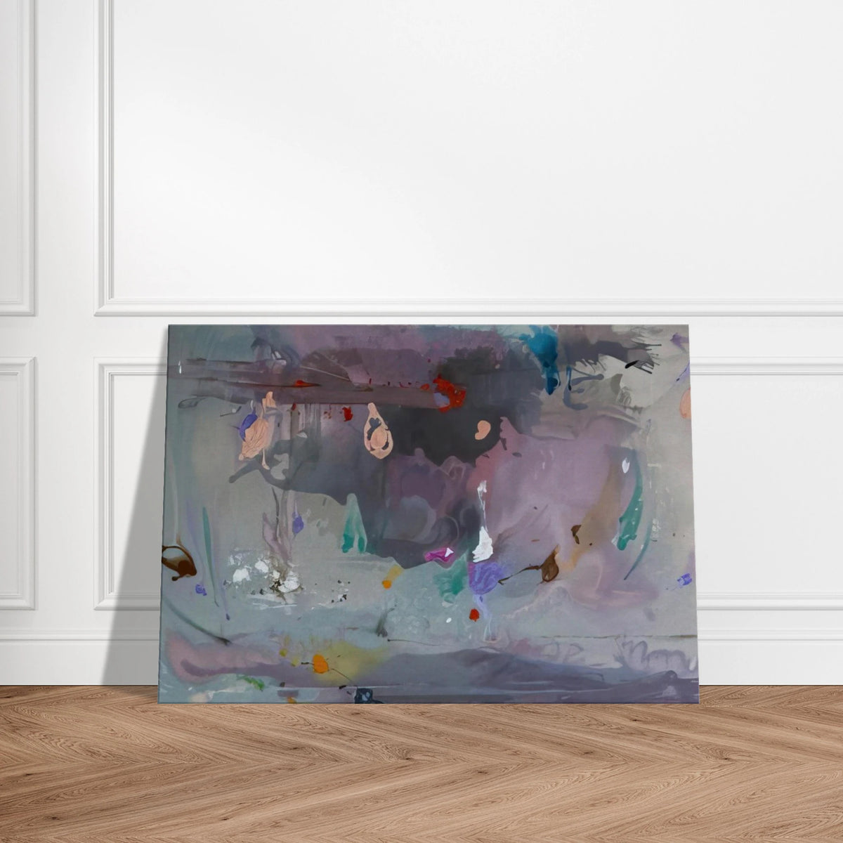 Grey Fireworks - 2000 Canvas | Helen Frankenthaler Canvas | Frankenthaler Helen