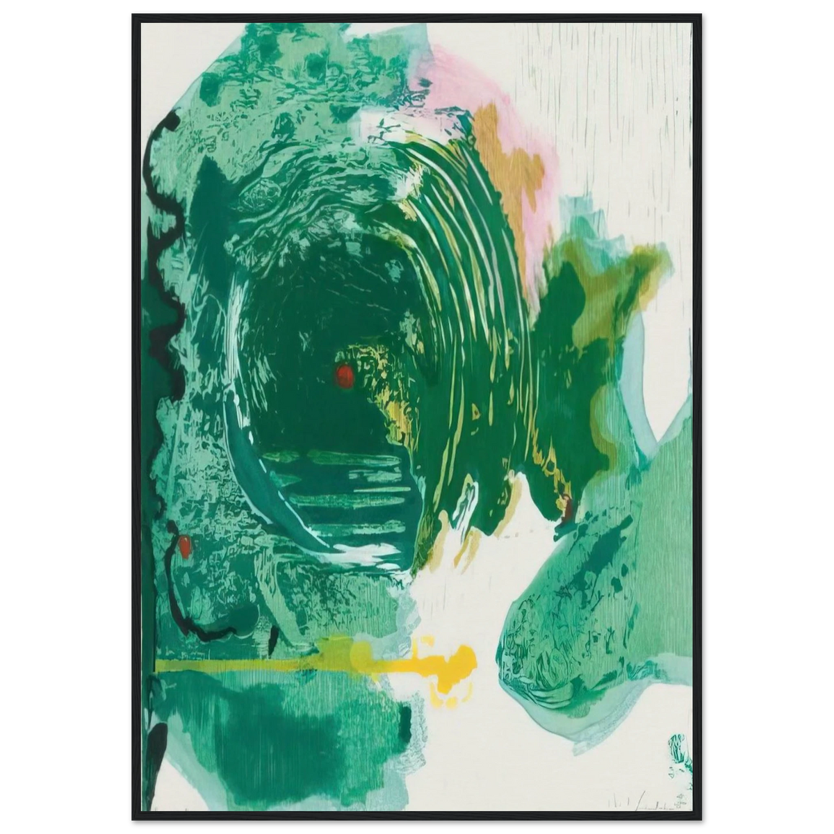 Radius - 1993 Framed Poster | Helen Frankenthaler Framed Prints Wall Art | Frankenthaler Helen