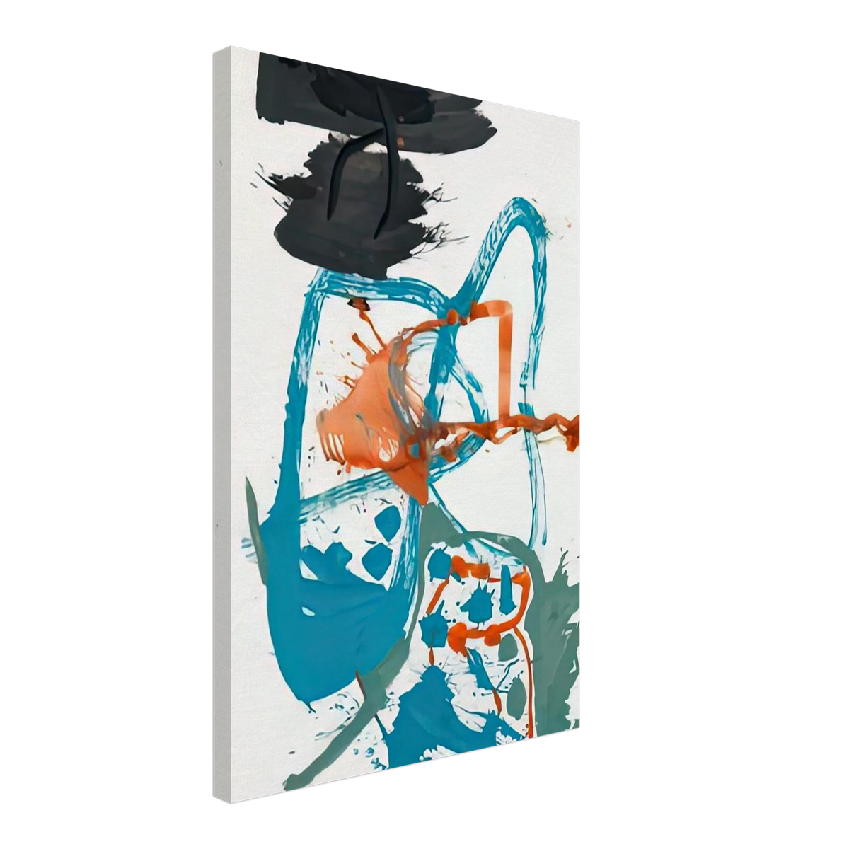 Winter Figure with Black Overhead, 1959- Canvas | Helen Frankenthaler Canvas | Frankenthaler Helen