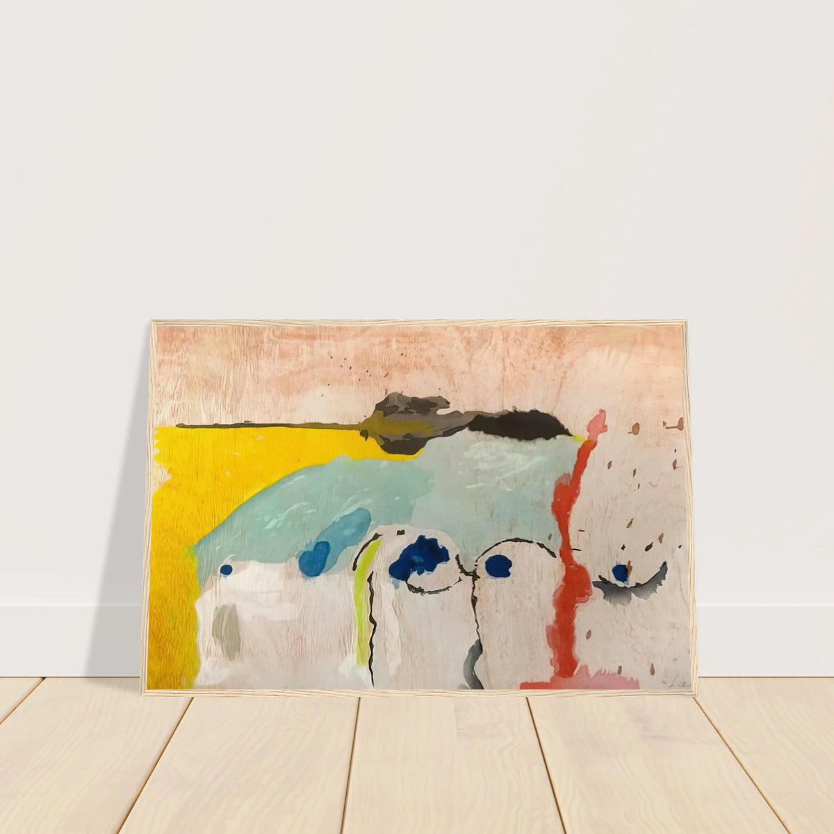 Tales of Genji I - 1998 Framed Poster | Helen Frankenthaler Framed Prints Wall Art | Frankenthaler Helen