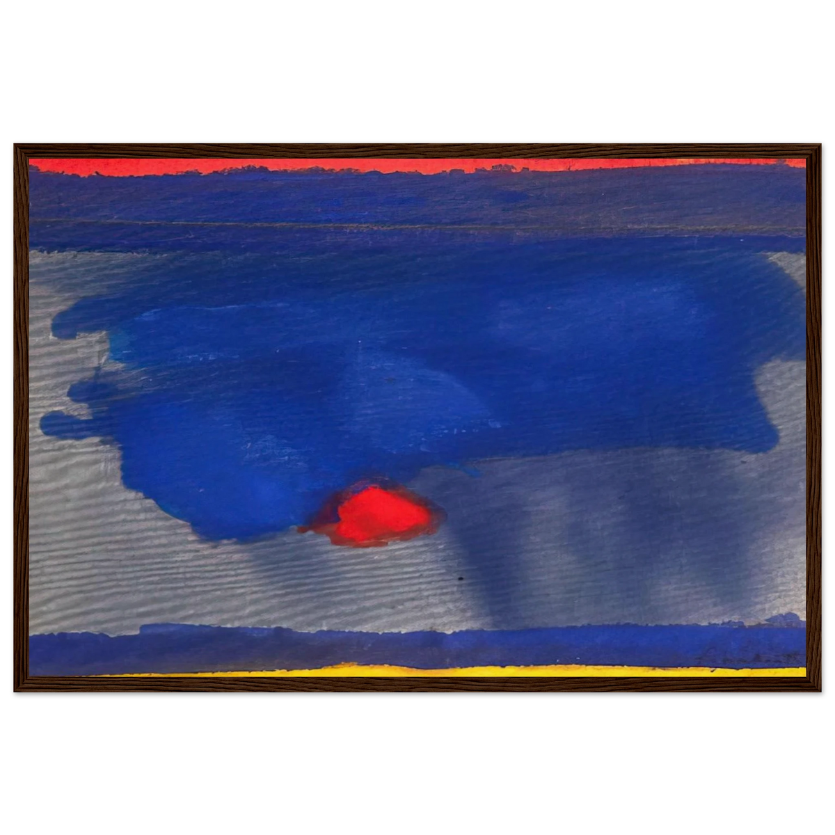 Provincetown - 1964 Framed Poster | Helen Frankenthaler Framed Prints Wall Art | Frankenthaler Helen