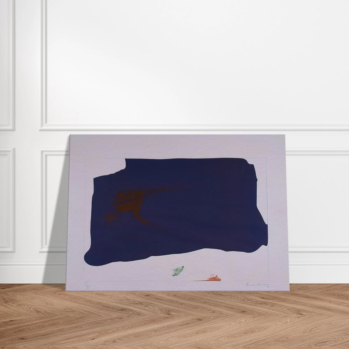 Variation II on Mauve Corner - 1969 Canvas | Helen Frankenthaler Canvas | Frankenthaler Helen