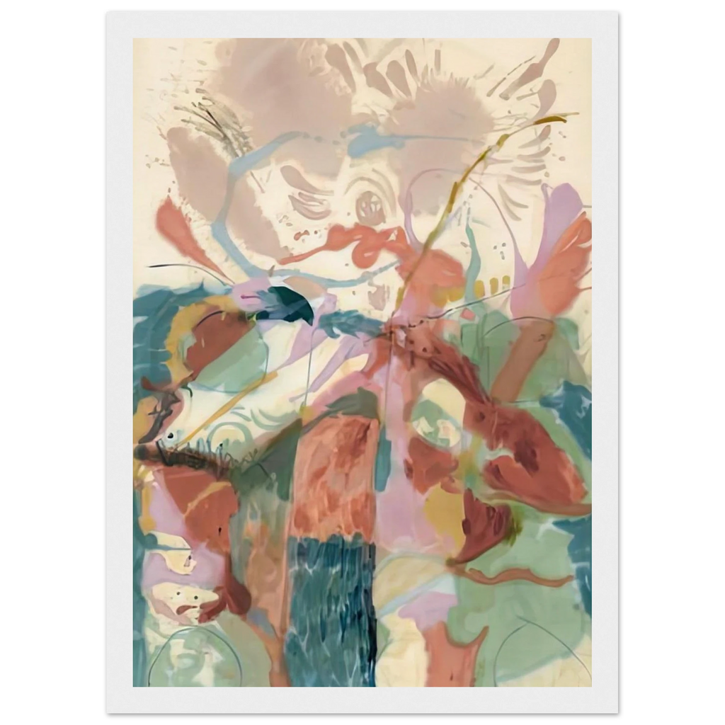 Jacob's Ladder, 1957- Framed Poster | Helen Frankenthaler Framed Prints Wall Art | Frankenthaler Helen