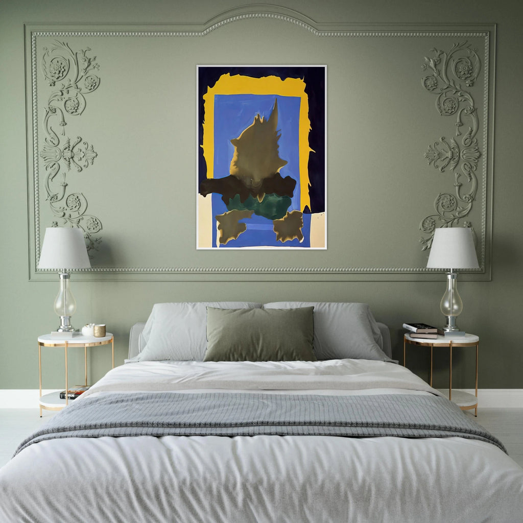 Interior Landscape - 1964 Framed Poster | Helen Frankenthaler Framed Prints Wall Art | Frankenthaler Helen
