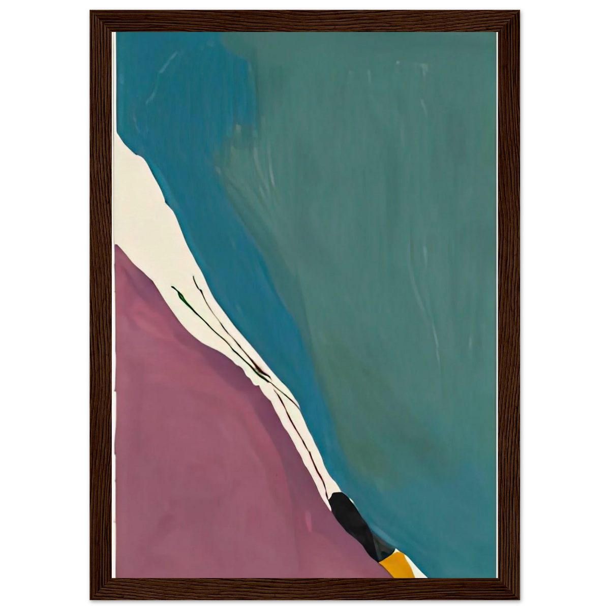 Red Travels, 1971- Framed Poster | Helen Frankenthaler Framed Prints Wall Art | Frankenthaler Helen