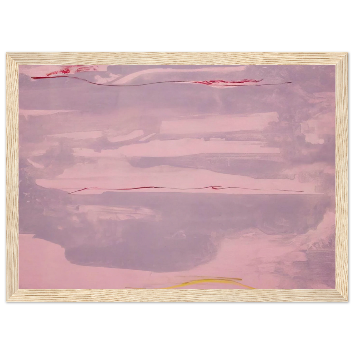Dream Walk - 1977 Framed Poster | Helen Frankenthaler Framed Prints Wall Art | Frankenthaler Helen