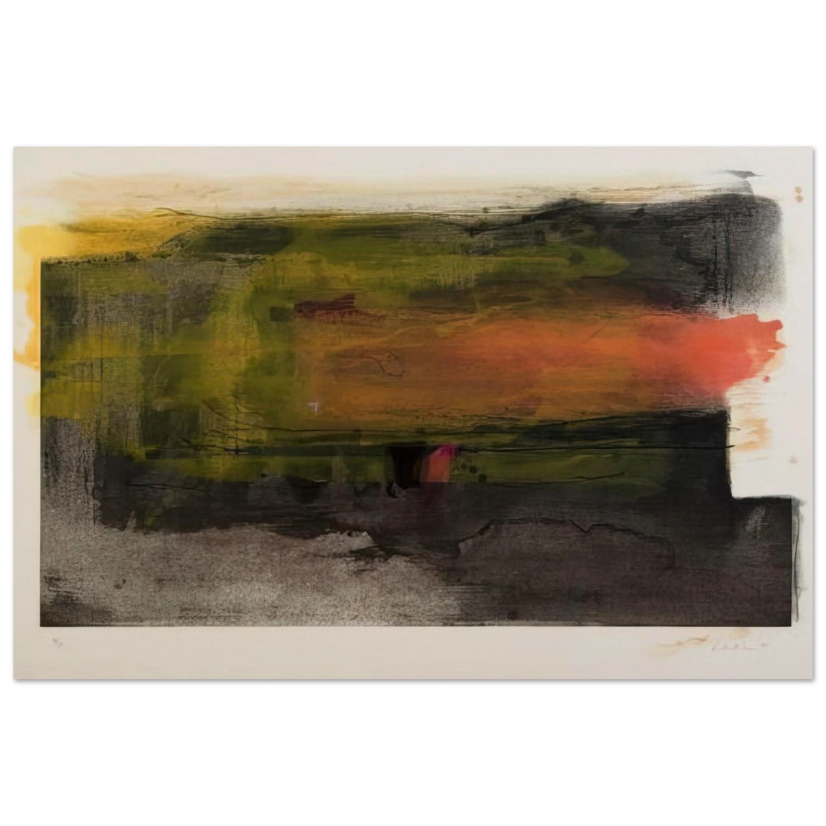 Deep Sun - 1983 Poster | Helen Frankenthaler Poster | Frankenthaler Helen