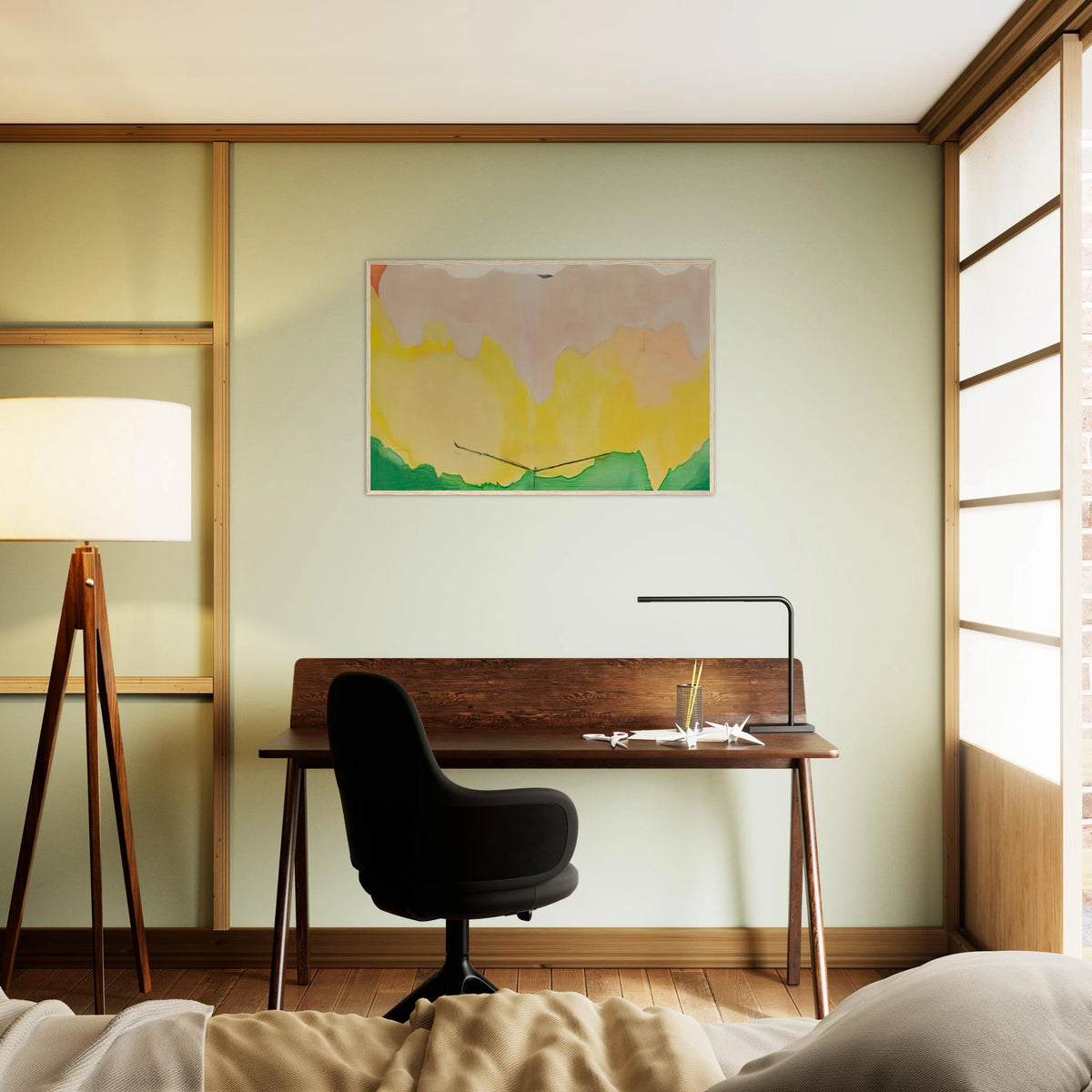 Boulevard - 1973 Framed Poster | Helen Frankenthaler Framed Prints Wall Art | Frankenthaler Helen
