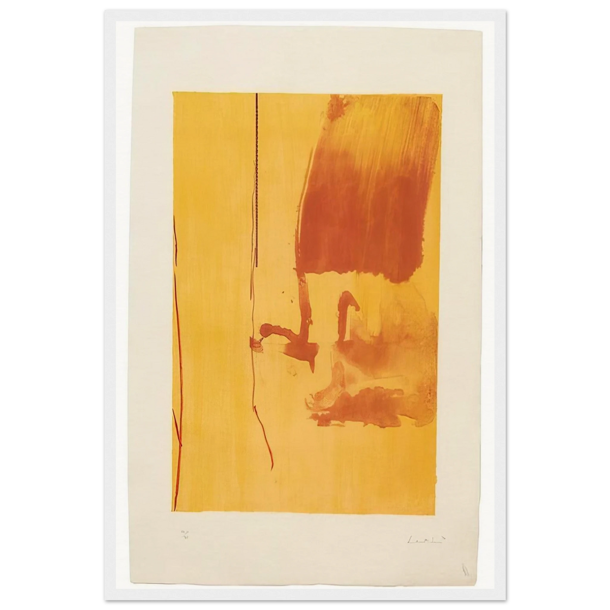 Harvest - 1976 Framed Poster | Helen Frankenthaler Framed Prints Wall Art | Frankenthaler Helen