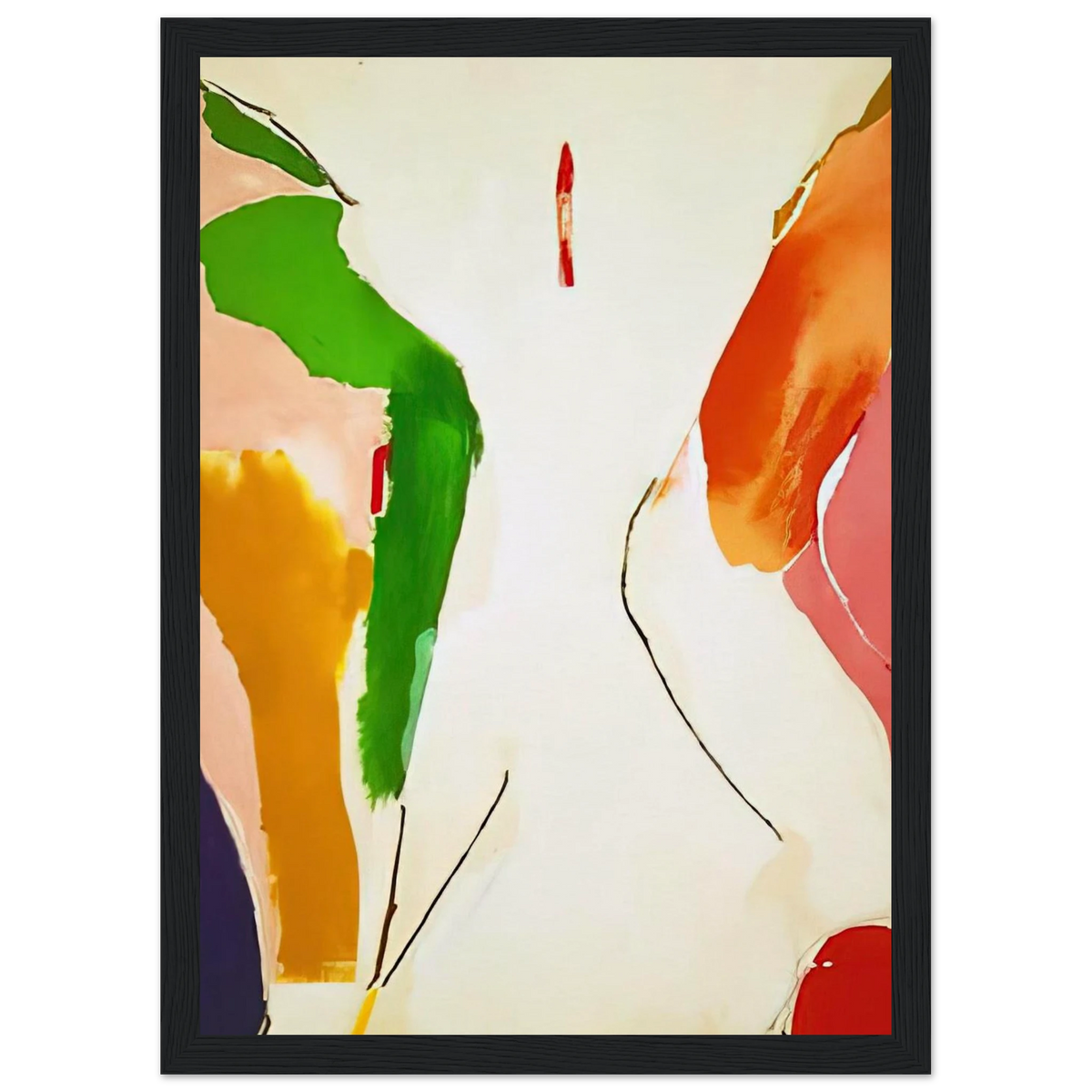 Living Edge - 1973 Framed Poster | Helen Frankenthaler Framed Prints Wall Art | Frankenthaler Helen