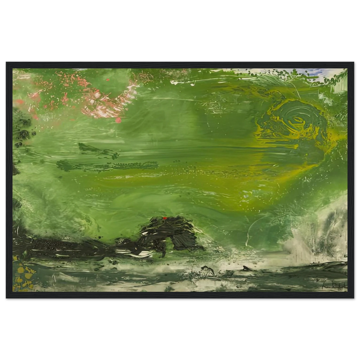 Overture, 1992- Framed Poster | Helen Frankenthaler Framed Prints Wall Art | Frankenthaler Helen