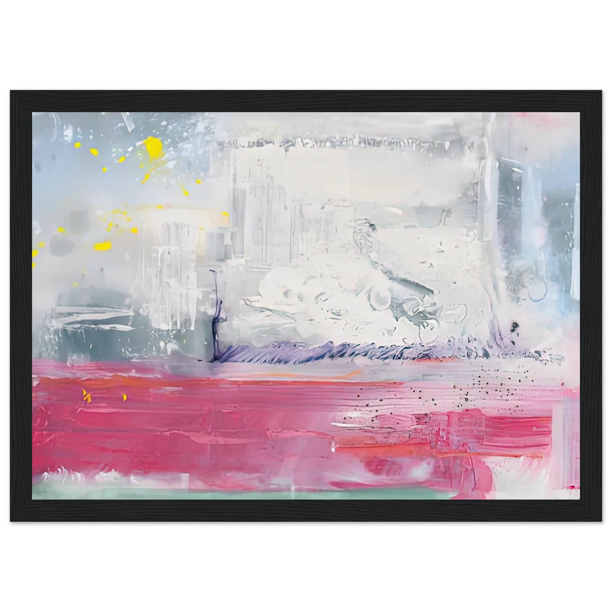 Hot Ice, 1990- Framed Poster | Helen Frankenthaler Framed Prints Wall Art | Frankenthaler Helen
