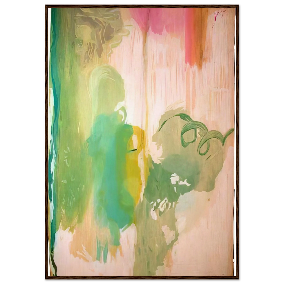 Snow Pines - 2004 Framed Poster | Helen Frankenthaler Framed Prints Wall Art | Frankenthaler Helen