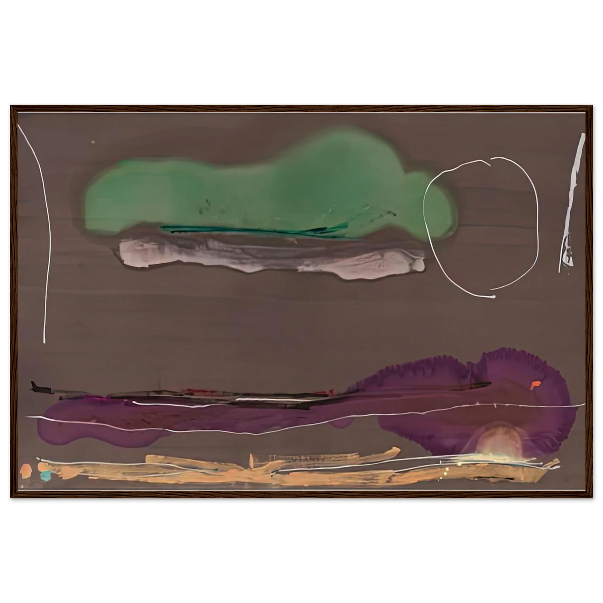 Madrid, 1984- Framed Poster | Helen Frankenthaler Framed Prints Wall Art | Frankenthaler Helen