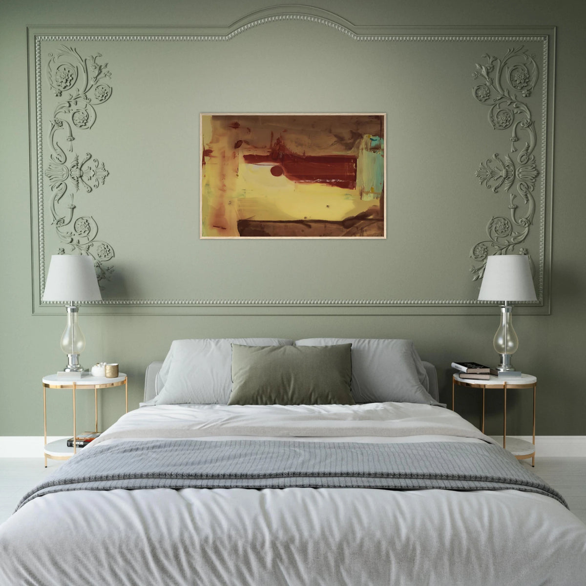 Desert Pass - 1976 Framed Poster | Helen Frankenthaler Framed Prints Wall Art | Frankenthaler Helen