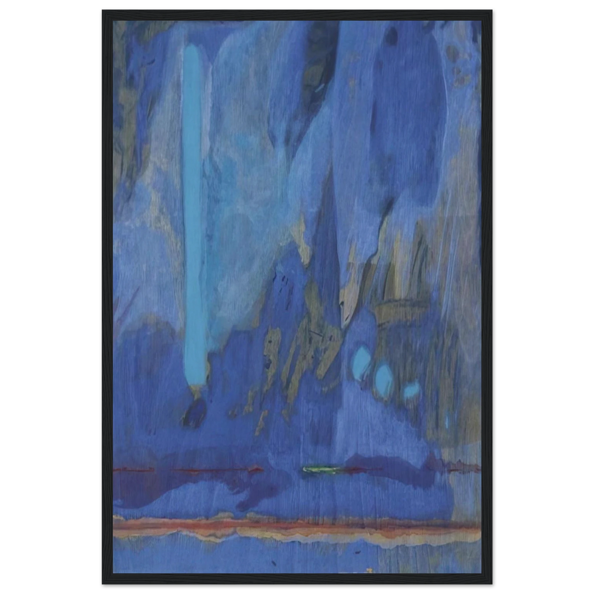 Tales of Genji III - 1998 Framed Poster | Helen Frankenthaler Framed Prints Wall Art | Frankenthaler Helen