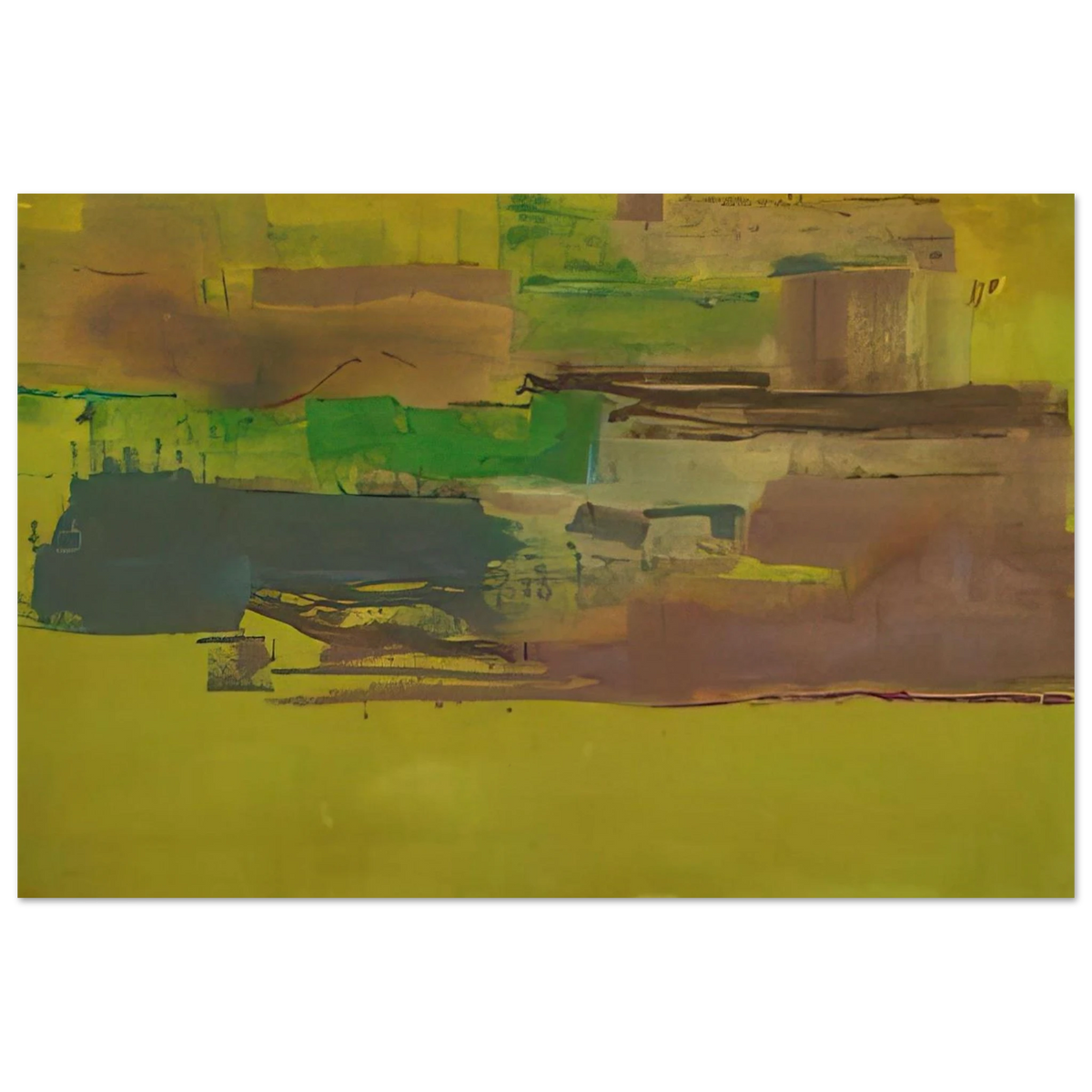 August Deep - 1978 Poster | Helen Frankenthaler Poster | Frankenthaler Helen