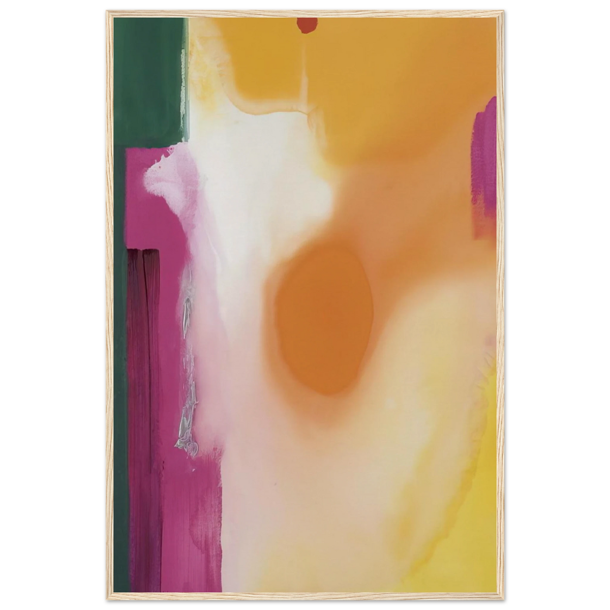 Bullseye - 1989 Framed Poster | Helen Frankenthaler Framed Prints Wall Art | Frankenthaler Helen