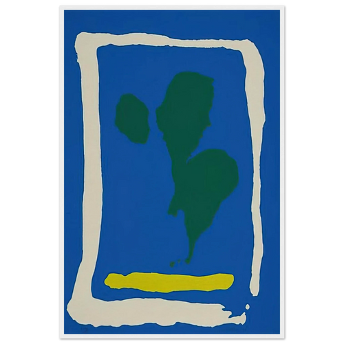 Air Frame - 1965 Framed Poster | Helen Frankenthaler Framed Prints Wall Art | Frankenthaler Helen