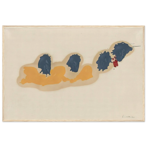 April IV - 1960 Framed Poster | Helen Frankenthaler Framed Prints Wall Art | Frankenthaler Helen