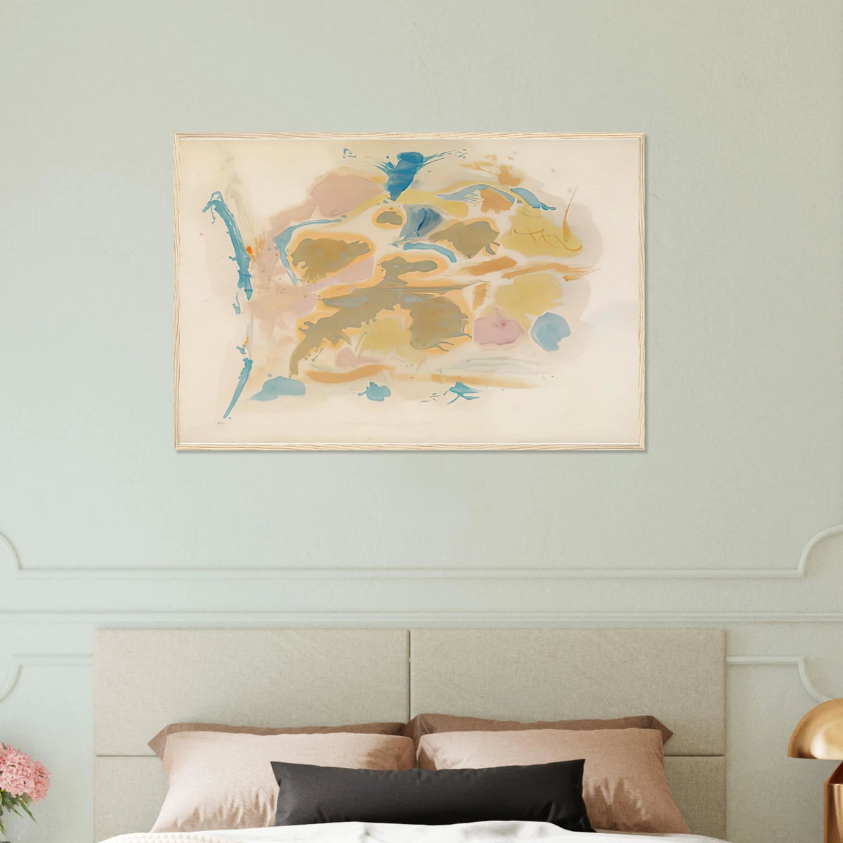 Shatter, 1953- Framed Poster | Helen Frankenthaler Framed Prints Wall Art | Frankenthaler Helen
