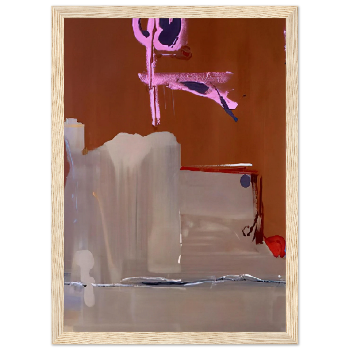 Captain s Watch - 1986 Framed Poster | Helen Frankenthaler Framed Prints Wall Art | Frankenthaler Helen
