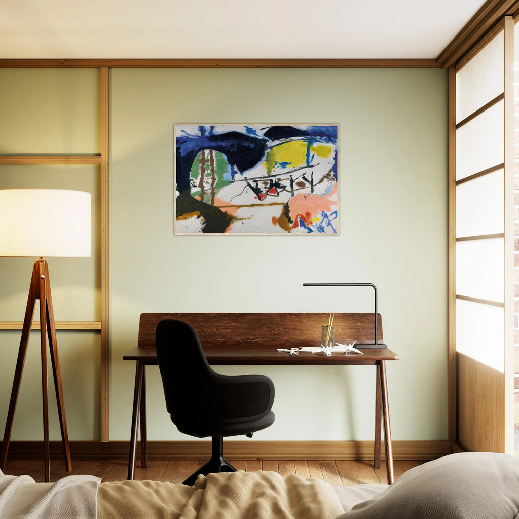 Acres - 1959 Framed Poster | Helen Frankenthaler Framed Prints Wall Art | Frankenthaler Helen
